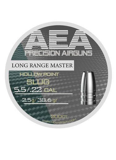 AEA Long Range Master | Slugs | .22 Cal | 38.6 gr. 200 Ct P18
